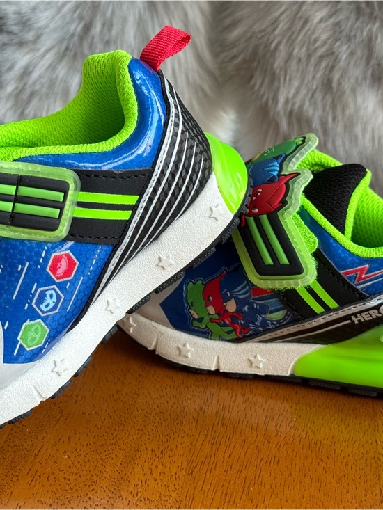 Other - Blue & Neon Green PJ Masks  Light-Up Sneakers - Hook-and-Loop